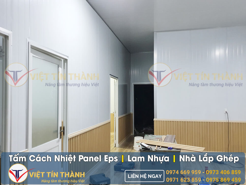 panel cách nhiệt eps thi công lắp ghép nhà dân dụng